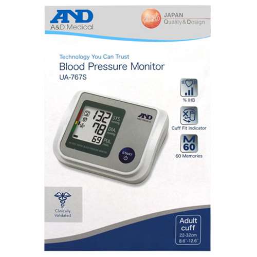 A&D Blood Pressure Monitor UA-767S