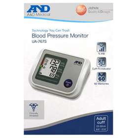 A&D Blood Pressure Monitor UA-767S