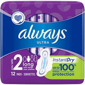 Always Ultra Long Sanitary Towels with Wings 12