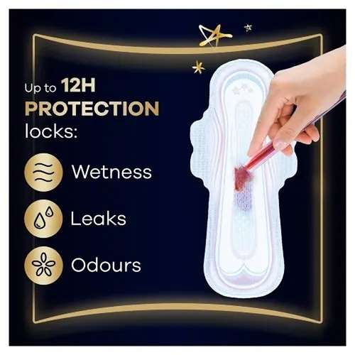 Always Ultra Night Sanitary Towels with Wings Size 5 x 8