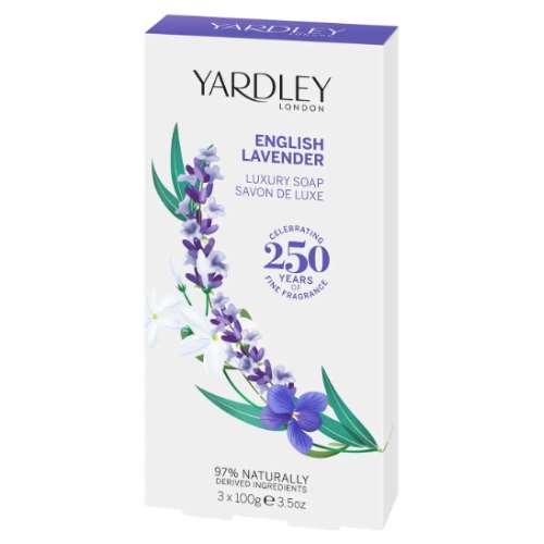 Yardley English Lavender Triple Pack Soaps