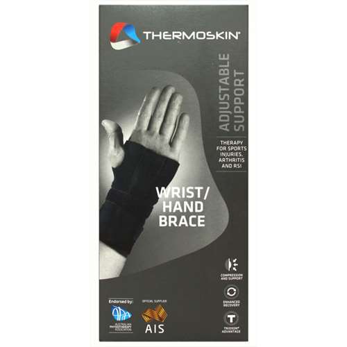 Thermoskin Sport Wrist/Hand Adjustable Brace Support Left 80180