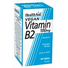HealthAid Vitamin B2 100mg 60 Tablets
