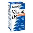 HealthAid Vitamin D3 10,000iu 30 Vegicaps