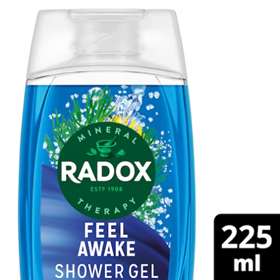Radox Feel Active with Lemongrass & Sea Salt Shower Gel - 225ml