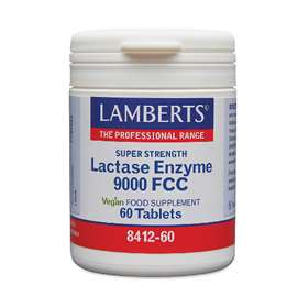 Lamberts Lactase Enzyme 350mg (9000 FCC) Tablets 60