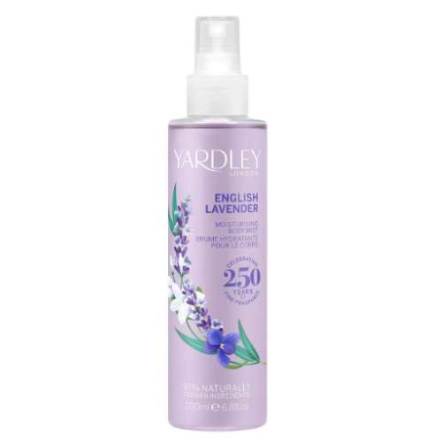 Yardley English Lavender Moisturising Fragrance Body Mist 200ml