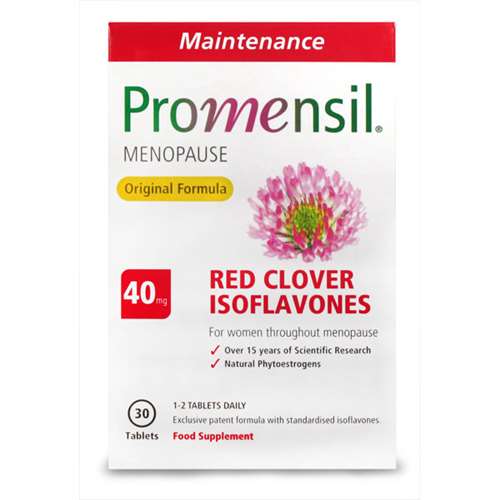 Click to view product details and reviews for Promensil Menopause Original Red Clover Isoflavones 40mg 30 Tablets.