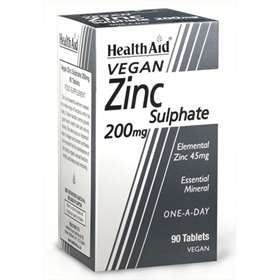 HealthAid Zinc Sulphate 200mg 90 Tablets