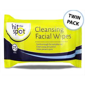 Hit the Spot Cleansing Facial Wipes Twin Pack