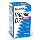 HealthAid Vitamin D3 1000iu 30 Tablets