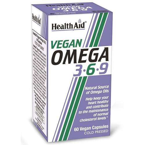 HealthAid Vegan Omega 3, 6 and 9 60 Capsules
