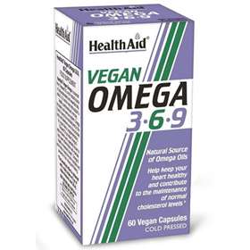 HealthAid Vegan Omega 3, 6 and 9 60 Capsules