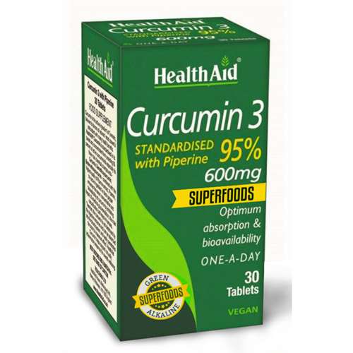 HealthAid Curcumin 3 600mg 30 Tablets