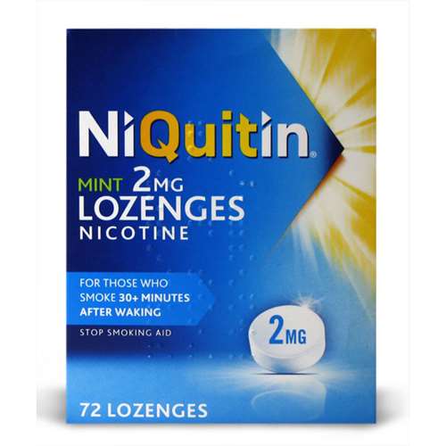 NiQuitin Mint Nicotine Lozenges 2mg 72