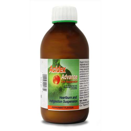 Acidex Advance Oral Suspension Peppermint Flavour 500ml