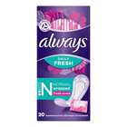 Always Dailies Fresh Scent Liners Singles Normal 20
