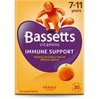 Bassetts Immune Support 7-11 Years Orange 30 Chewies