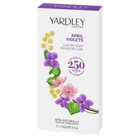 Yardley April Violets Triple Pack Soaps