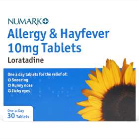 Numark  Allergy and Hayfever Loratadine 10mg One-a-Day Tablets (30)