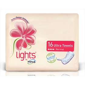 Tena Lights Ultra Towels Normal 16