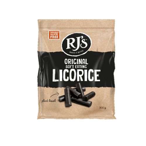 RJ's Natural Black Licorice 300g