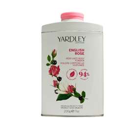 Yardley English Rose 200g Tinned Talc