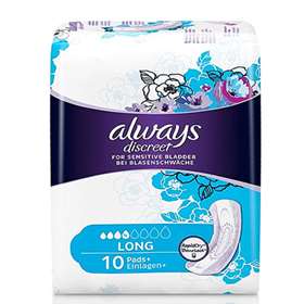 Always Discreet Incontinence Pads+ Long 10