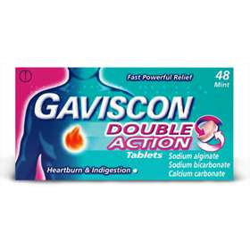 Gaviscon Double Action Tablets Mint 48