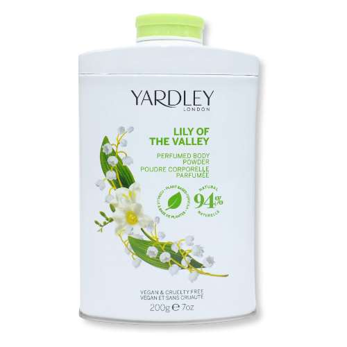 Yardley Lily of the Valley 200g Tinned Talc