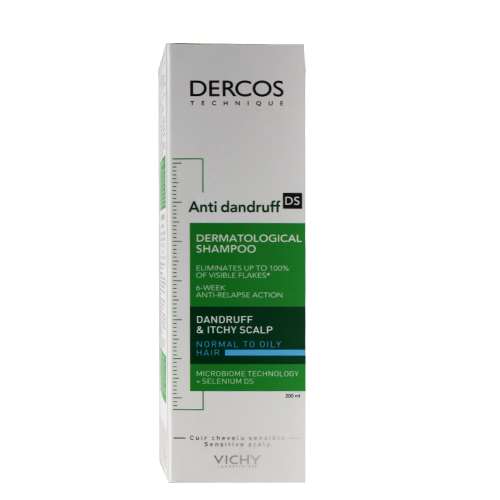 Vichy Dercos Anti-Dandruff Shampoo for Normal to Oily Hair 200ml