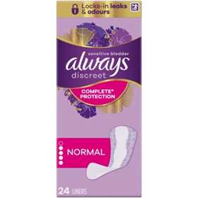 Always Discreet Incontinence Liners 24