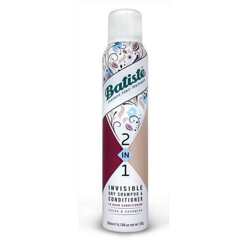 Batiste 2 in 1 Invisible Dry Shampoo & Conditioner 200ml