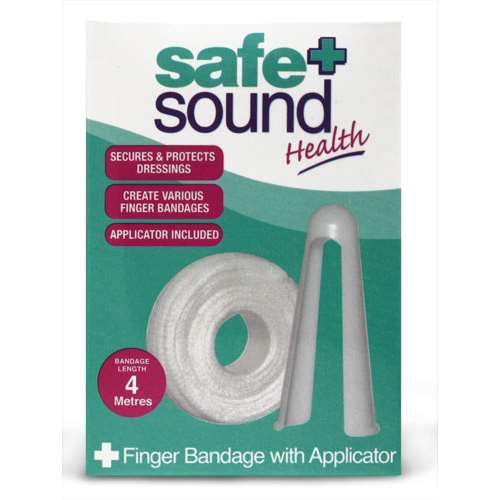 Safe and Sound Health Finger Bandage with Applicator ExpressChemist