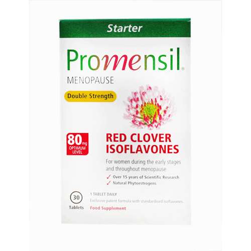 Promensil Menopause Double Strength Red Clover Isoflavones 80mg 30 Tablets