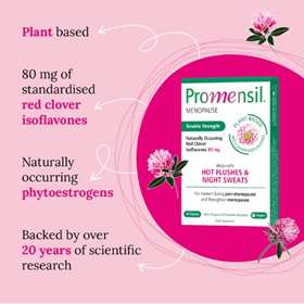 Promensil Menopause Double Strength Red Clover Isoflavones 30 Tablets