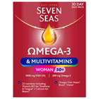 Seven Seas Omega-3 Multivitamins Woman 50+ 30 Day Duo Pack