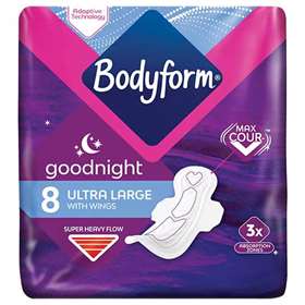 Bodyform Ultra Large Goodnight with Wings 8