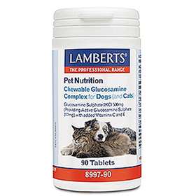 Lamberts Pet Nutrition Chewable Glucosamine Complex For Dogs & Cats 90 Tablets