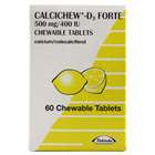 Calcichew-D3 Forte 500mg/400UI Chewable Tablets 60