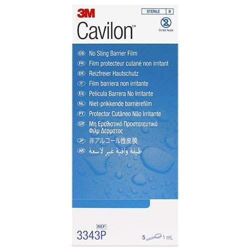 Cavilon No Sting Barrier Film 5 x 1ml Foam Applicator 3343P