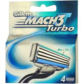 Gillette Mach3 Turbo Blades 4's