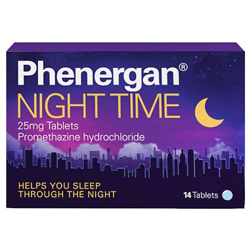 Phenergan Night Time 25mg Tablets 14 ExpressChemist.co.uk Buy Online