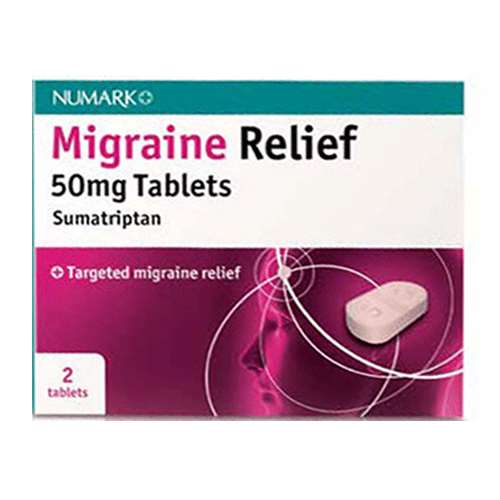 Numark Migraine Relief 2 Tablets ExpressChemist.co.uk Buy Online