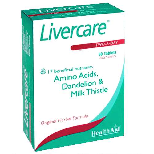 HealthAid Livercare Two-A-Day Tablets