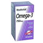 HealthAid Omega-3 750mg Capsules 60