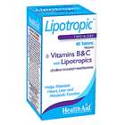 HealthAid Lipotropic Two-A-Day Vegan Vitamins B & C 60 tablets