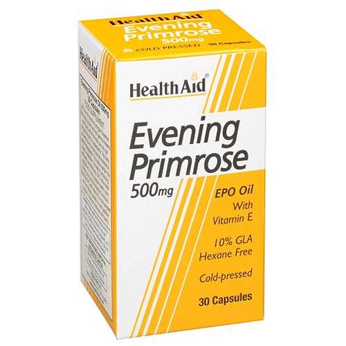 HealthAid Evening Primrose EPO Oil with Vitamin E 60 Capsules