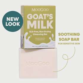 MooGoo Cleansing Bar Goats Milk 130g