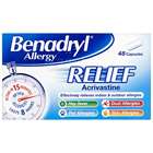 Benadryl Allergy Relief Capsules 48